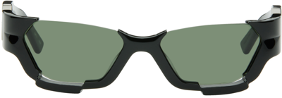 Feng Chen Wang Ssense Exclusive Black Deconstructed Sunglasses