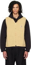 Carhartt Arbor Logo Vest In 1yh Bourbon