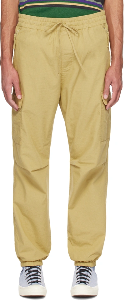 Carhartt Tan Jogger Cargo Pants In 1yk Agate