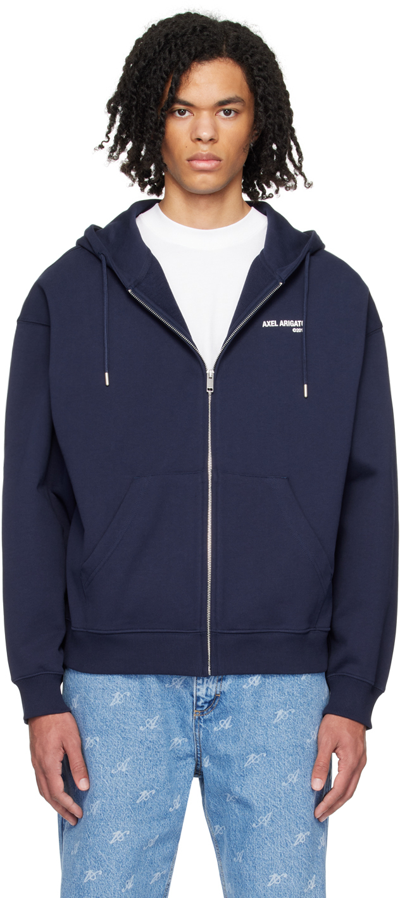 Axel Arigato Navy Field Hoodie