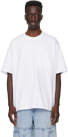 SOLID HOMME WHITE POCKET T-SHIRT