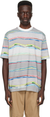 PS BY PAUL SMITH MULTICOLOR PLAINS T-SHIRT