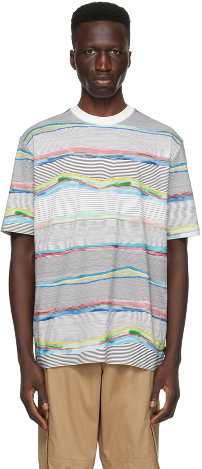 Ps By Paul Smith Multicolor Plains T-shirt In 01