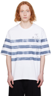 DOLCE & GABBANA WHITE STRIPE T-SHIRT