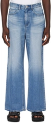 SOLID HOMME BLUE WIDE JEANS