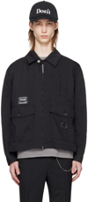 Undercover Black Zip Jacket In Black