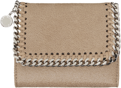 Stella Mccartney Taupe Falabella Wallet In 2757 Toffee