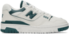 NEW BALANCE OFF-WHITE & GREEN 550 SNEAKERS