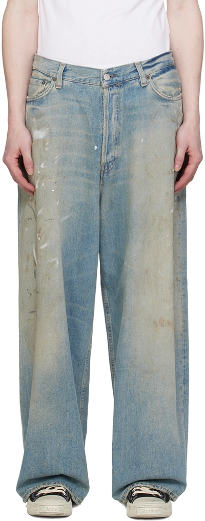 Acne Studios Blue 2023m Jeans In Light Blue