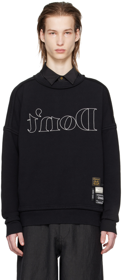 Undercover Black Patches Sweatshirt