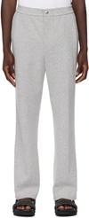 SOLID HOMME GRAY BANDING SWEATPANTS