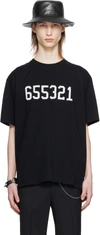 UNDERCOVER BLACK EMBROIDERED T-SHIRT