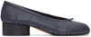 Maison Margiela Tabi 30mm Ballerina Shoes In T6313 Pewter