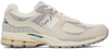 New Balance Gray 2002r Sneakers In Linen/concrete