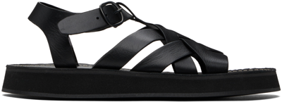 Hereu Black Beltra Sandals