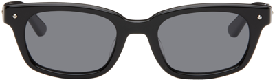 Bonnie Clyde Black Checkmate Sunglasses In Black/black