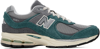 NEW BALANCE BLUE & GRAY 2002R SNEAKERS