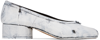 Maison Margiela Black & White Tabi New Ballerina Flats In H1532 Black/white