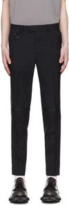 UNDERCOVER BLACK O-RING TROUSERS