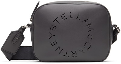 Stella Mccartney Gray Logo Alter Mat Small Camera Bag