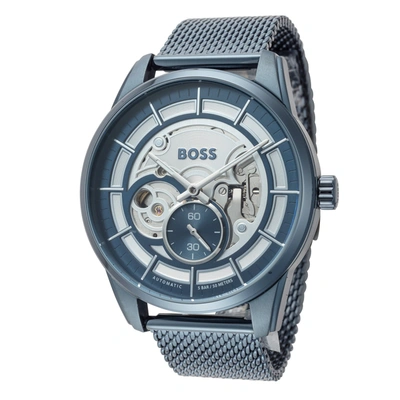 Hugo Boss Men's Sophio 42mm Quartz Watch In Blue
