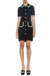 ALEXIA ADMOR ODETTE KNIT SHIRTDRESS