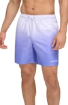 CALVIN KLEIN CALVIN KLEIN CORE VOLLEY GRADIENT STRIPE SWIM TRUNKS