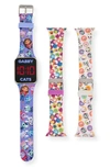 ACCUTIME DREAMWORKS GABBY'S DOLLHOUSE TOUCH LED WATCH WITH 2 EXRA STRAPS SET