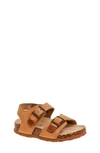 Rugged Bear Kids' Buckle Sandal In Tan