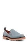 Blondo Phoebe Waterproof Slip-on In Blue Suede
