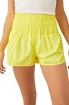 Fp Movement The Way Home Shorts In Sun Yellow