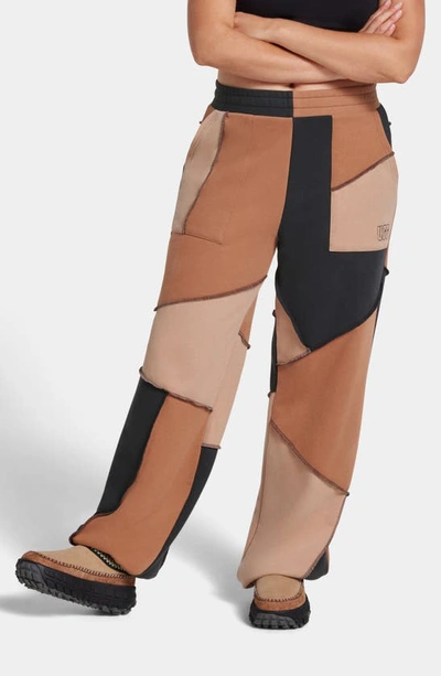 Ugg Raini Patchwork Track Pants In Brown