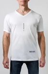 Bored Rebel Groomsman Moisture Wicking Graphic T-shirt In White