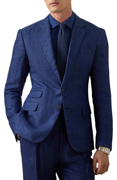 Ralph Lauren Purple Label Men's Kent Linen Single-breasted Blazer In Navy