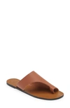 Atp Atelier Brown Rosa Cut Out Leather Sandals In Brandy Vacchetta