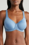 Wacoal Basic Beauty Spacer Underwire T-shirt Bra In Blue