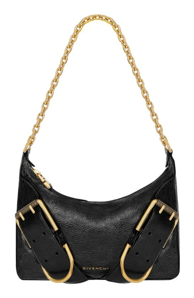 Givenchy Small Voyou Boyfriend Party Leather Shoulder Bag In Black