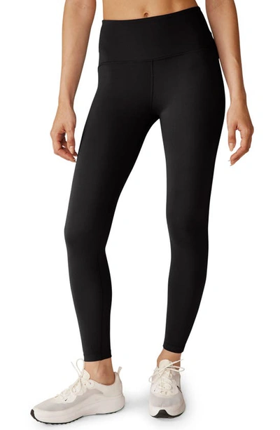 Beyond Yoga Powerbeyond Strive Midi Leggings In Black