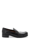 Acne Studios Leather Loafers In Black