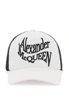 ALEXANDER MCQUEEN ALEXANDER MCQUEEN EMBROIDERED LOGO BASEBALL CAP WITH MEN