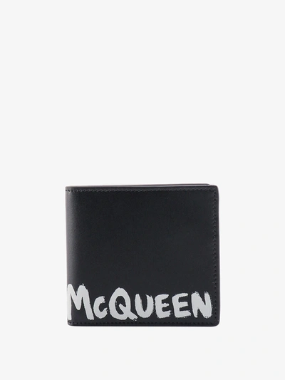 Alexander Mcqueen Man Wallet Black Size - Soft Leather