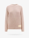 AMI ALEXANDRE MATTIUSSI AMI PARIS MAN SWEATER MAN PINK KNITWEAR