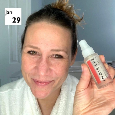 Credo Master Class 1/29: At-home Facial With Indie Lee In White