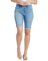 Nydj Ella Womens High-rise Denim Denim Shorts In Blue