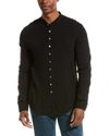 JOHN VARVATOS MULTI BUTTON BAND COLLAR SHIRT