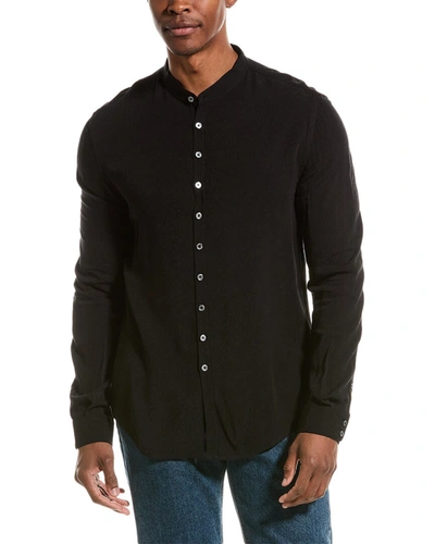 JOHN VARVATOS MULTI BUTTON BAND COLLAR SHIRT