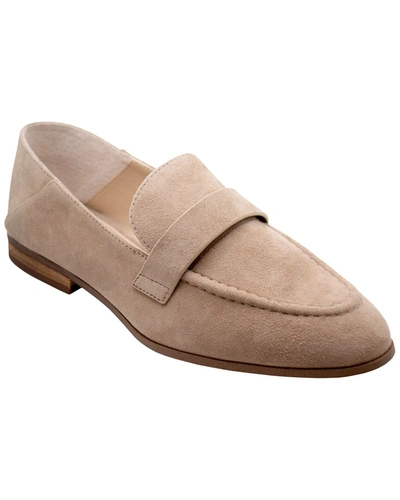 Charles David Favorite Suede Loafer In Beige