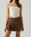 Astr Janet Top In White In White