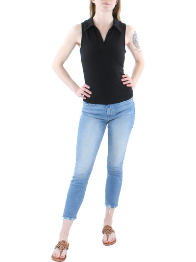 Year Of Ours Womens Tencel Ribbed Tank Top In Black