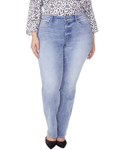 Nydj Plus Marilyn Biscayne Straight Leg Jean
